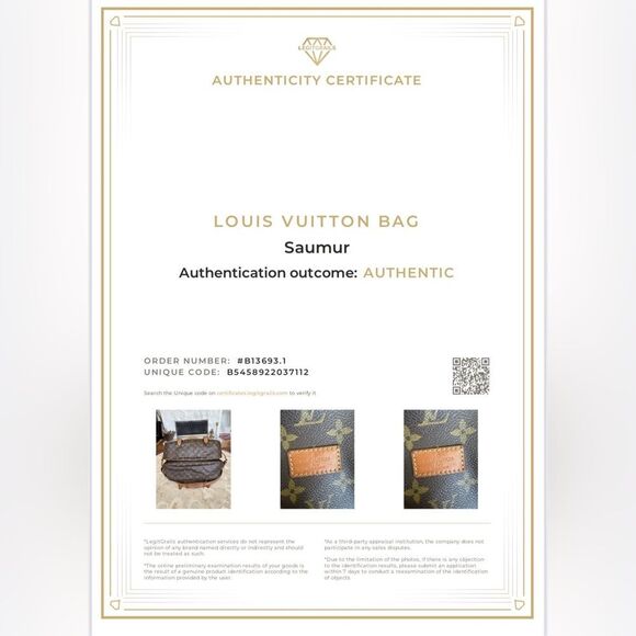 Authentic Louis Vuitton Monogram SAUMUR 43 XL Messenger Bag Unisex - Picture 15 of 15